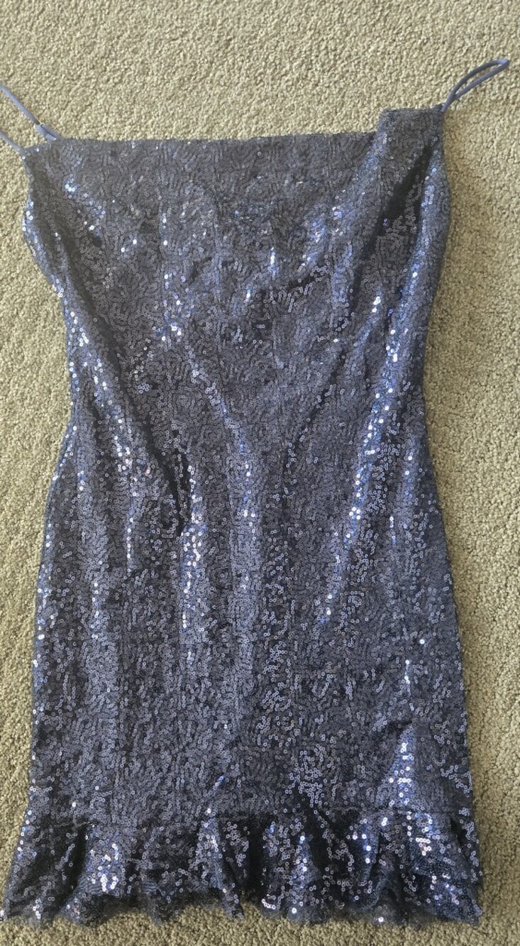 Sequin Dress - Dark Blue